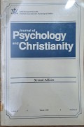 Journal Of Psychology And Christianity : Sexual Affairs
