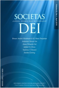 Societas Dei: Jurnal Agama Dan Masyarakat, Volume 3 No.1